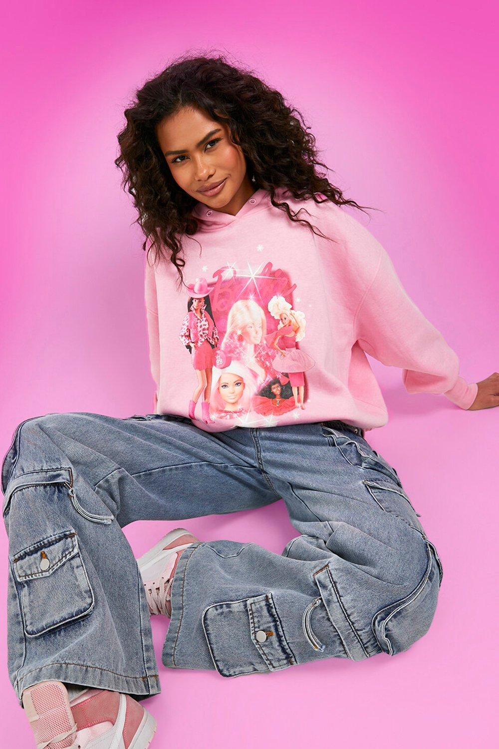 Pink hoodie boohoo new arrivals